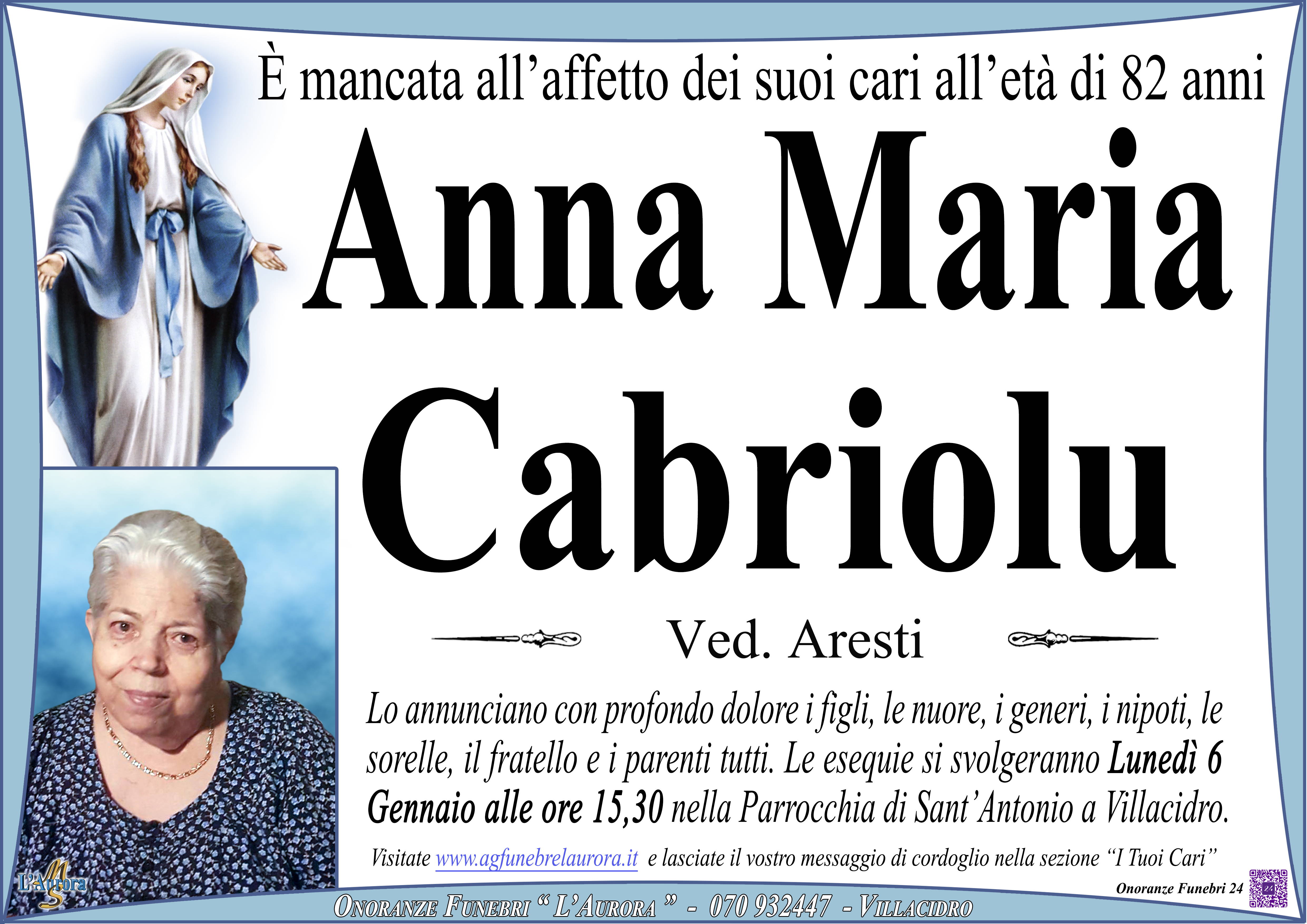 Anna Maria Cabriolu