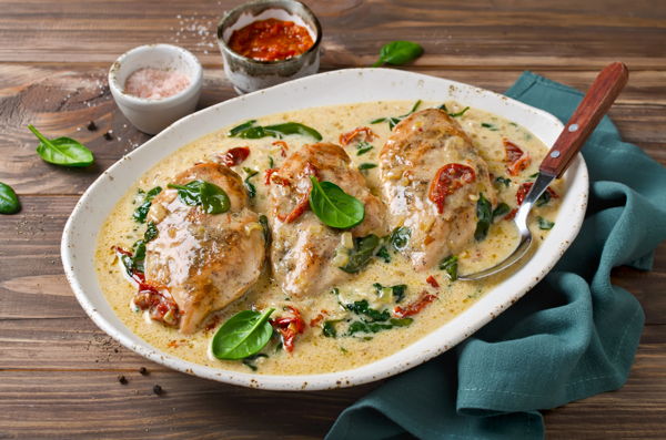 Photo of Chicken Florentine with Cheesy Broccoli