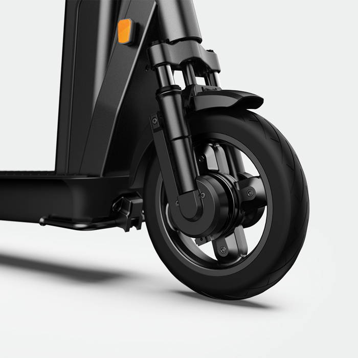 Okai Electric Scooter & Electric Bike Manufacturer, ES400B Electric Scooter Swappable Battery outside of the Scooter