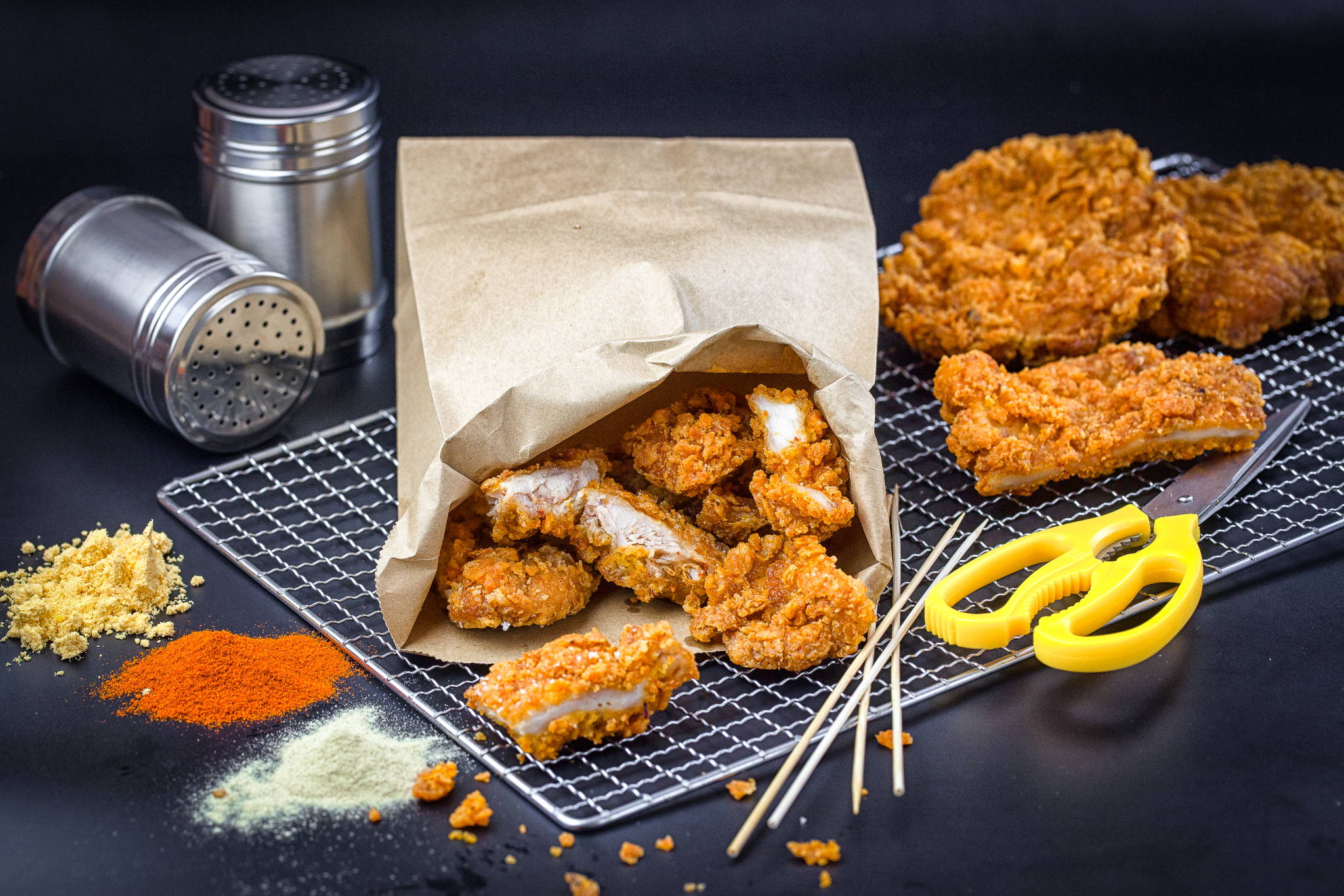 Patty Ayam Crispy Makanlab
