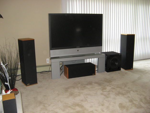 Chapman Audio Systems  1 pair of T-6 speakers w/ center...