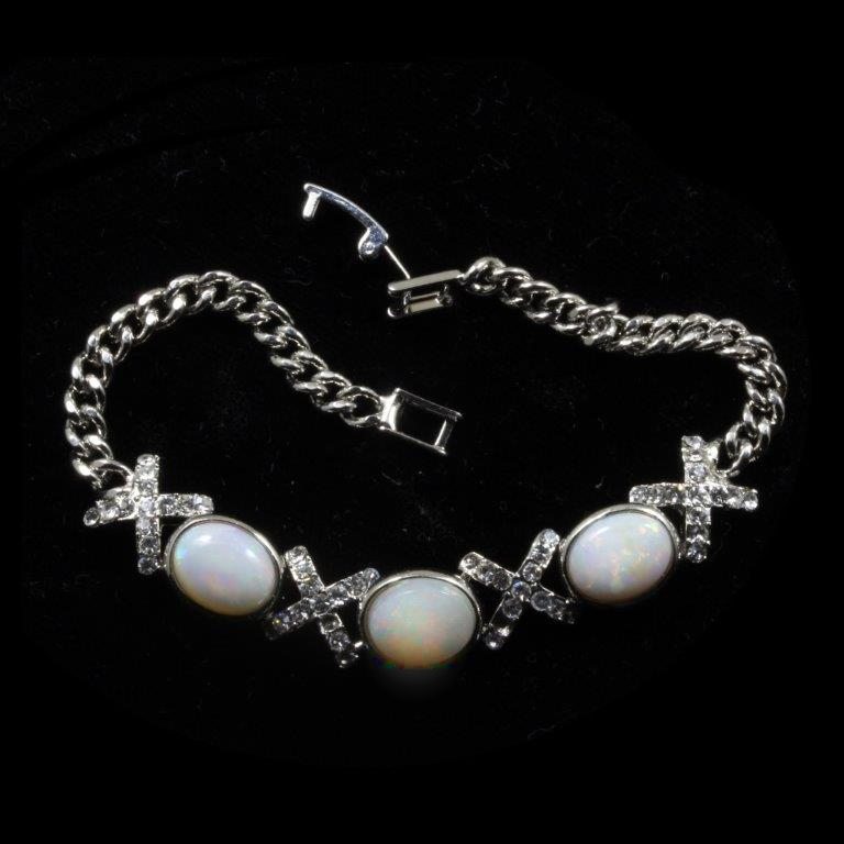 6401 Crystal Opal Bracelet - Image 3