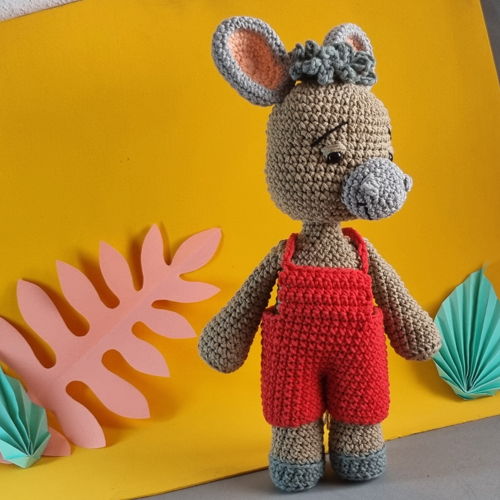 James Donkey amigurumi pattern