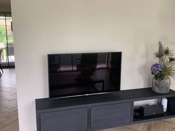 TV-meubels op maat, klantproject Houtenmeubelshop