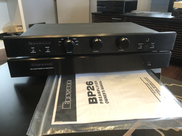 Bryston BP26 & MPS2 Pre amp just serviced!