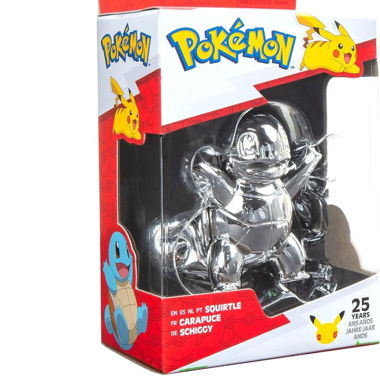 Schiggy silber 25 Jahre Pokémon Jubiläums Figur