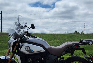 2022 CFMOTO 700CL-X motorcycle for rent near Houston, TX