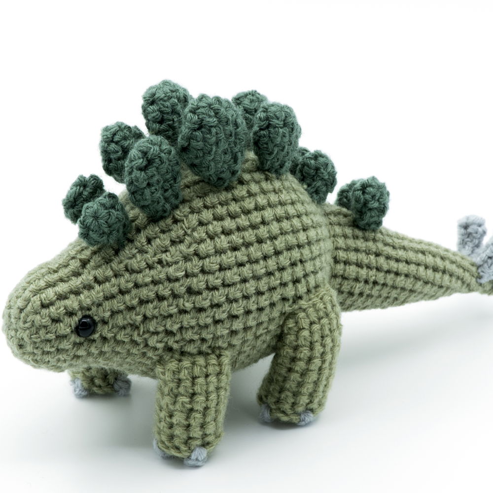 Amigurumi Stegosaurus-dinosaurus