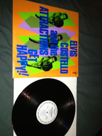 Elvis Costello - Get Happy!! White Label Promo LP NM