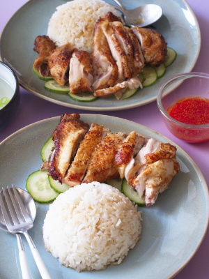 Roasted Chicken Rice Southeast Asian Recipes Nyonya Cooking