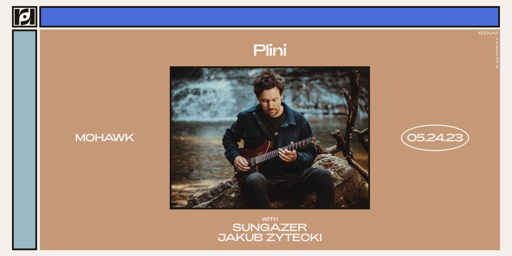 Resound Presents: Plini w/ Sungazer and Jacob Zytecki at Mohawk on 5/24/23 promotional image