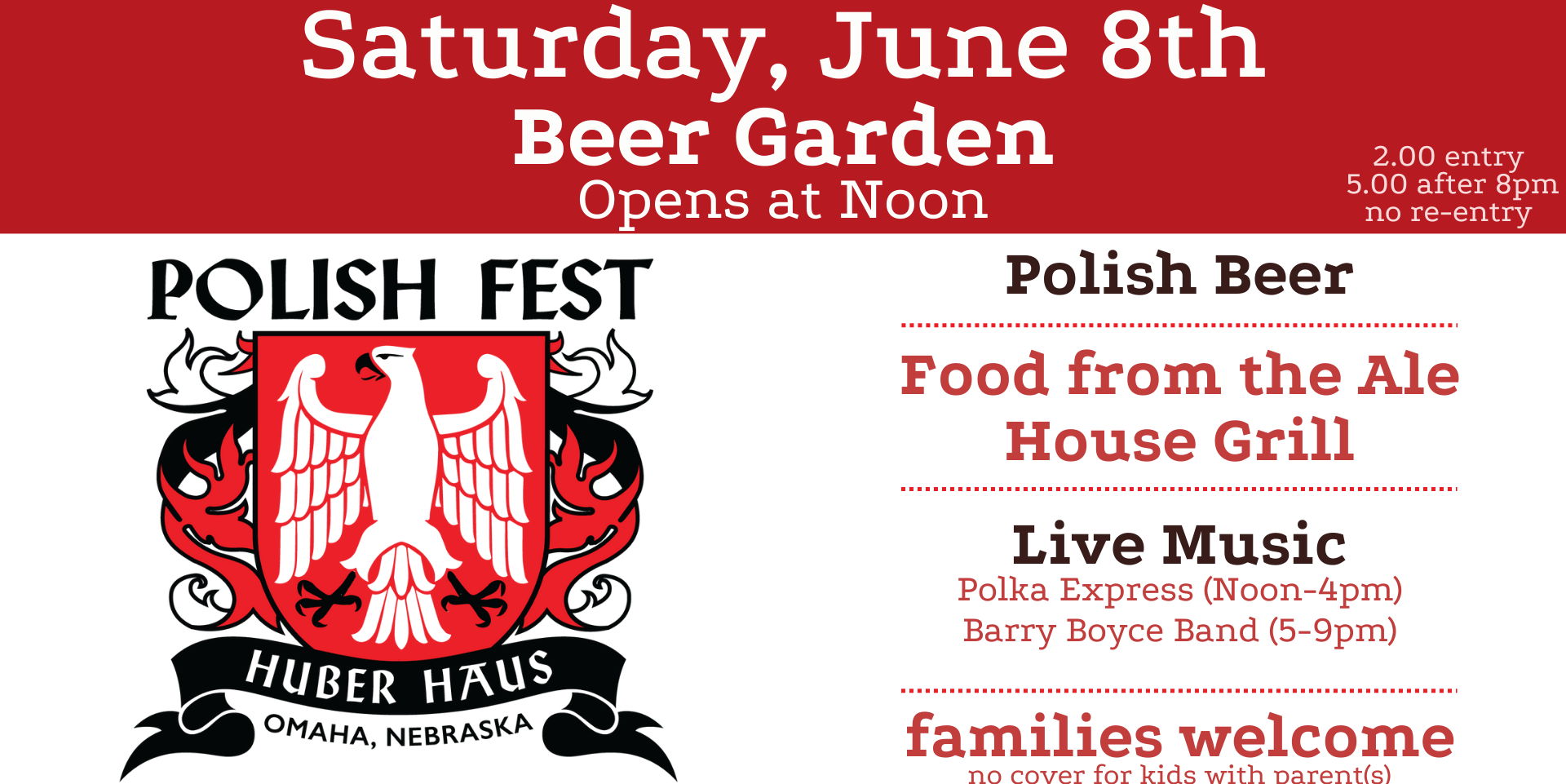 15th Annual Polishfest at Crescent Moon promotional image