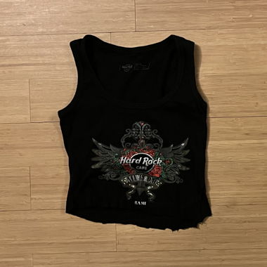 hard rock top black