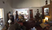 This is the living area, in panorama, I'm trying to fill with the Thiel system.