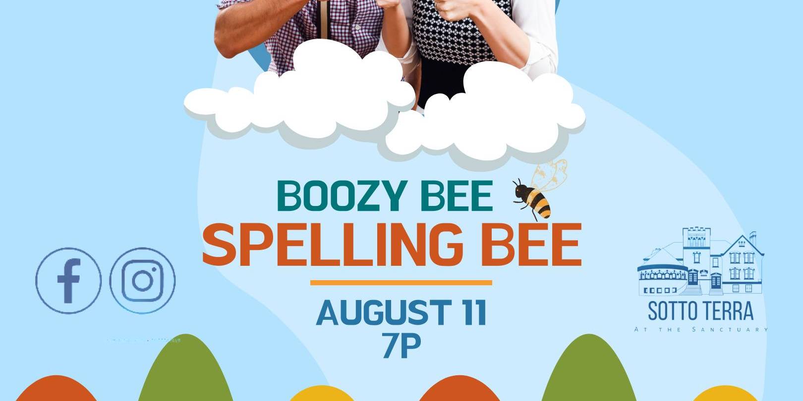 BOOZY BEE! Spelling Bee at Sotto Terra promotional image