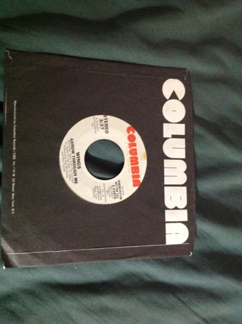 Wings - Arrow Through Me Promo 45 With NM