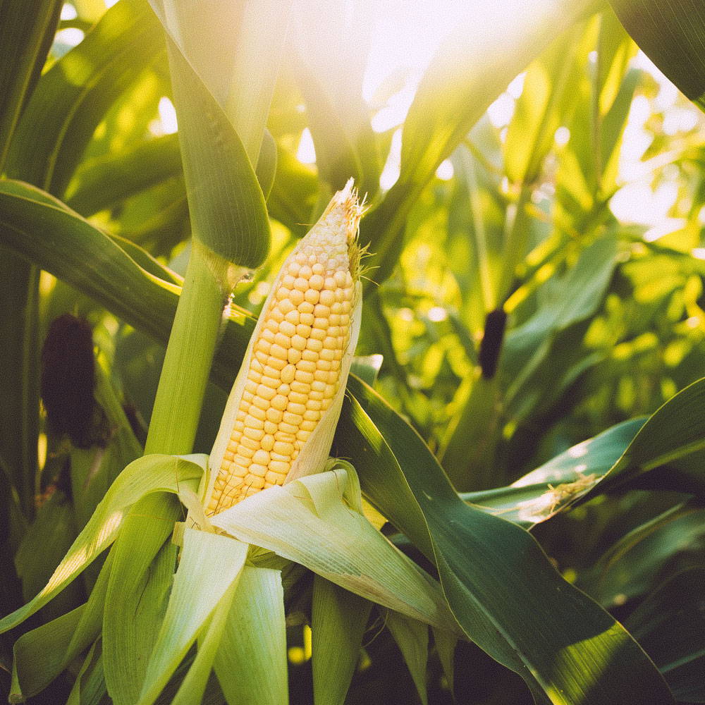 Corn husk in the sun
