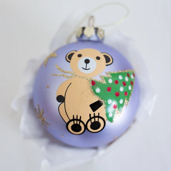 100mm Hand Painted Huggy Bear