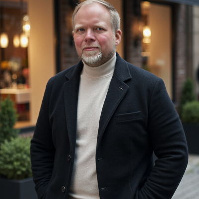 Photo generated by Secta Labs in style of City Chic Portraits