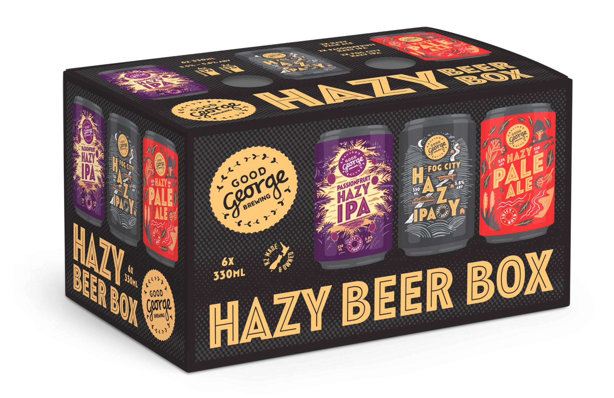 Good George Hazy Beer Box