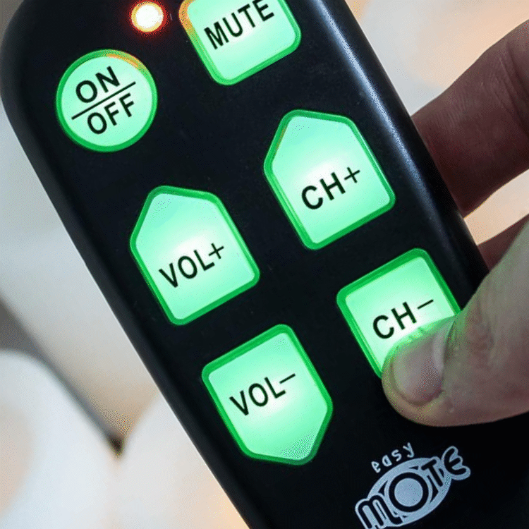 Big button seniors remote control, EasyMote TV remote control.