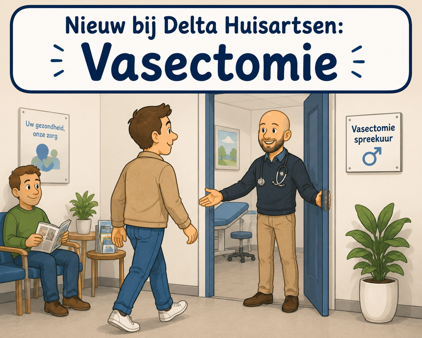 Start sterilisatie man bij Delta Huisartsen
