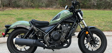 2022 HONDA REBEL 500 ABS SE motorcycle for rent near Magnolia, TX