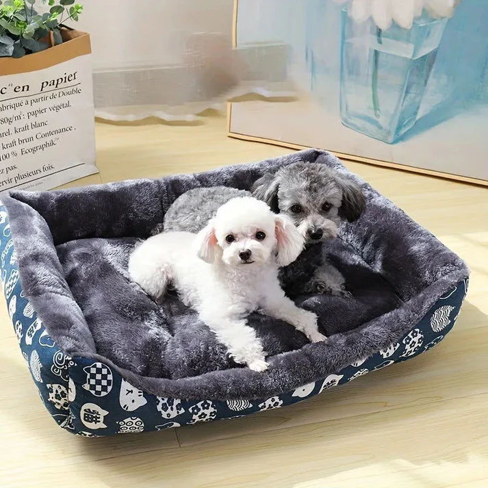 Blue Pet Dog Bed Sofa Mat for Cats and Dogs