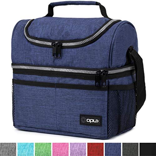 Yeti Daytrip Lunch Bag vs OPUX Insulated Dual Compartment Lunch Bag - Slant