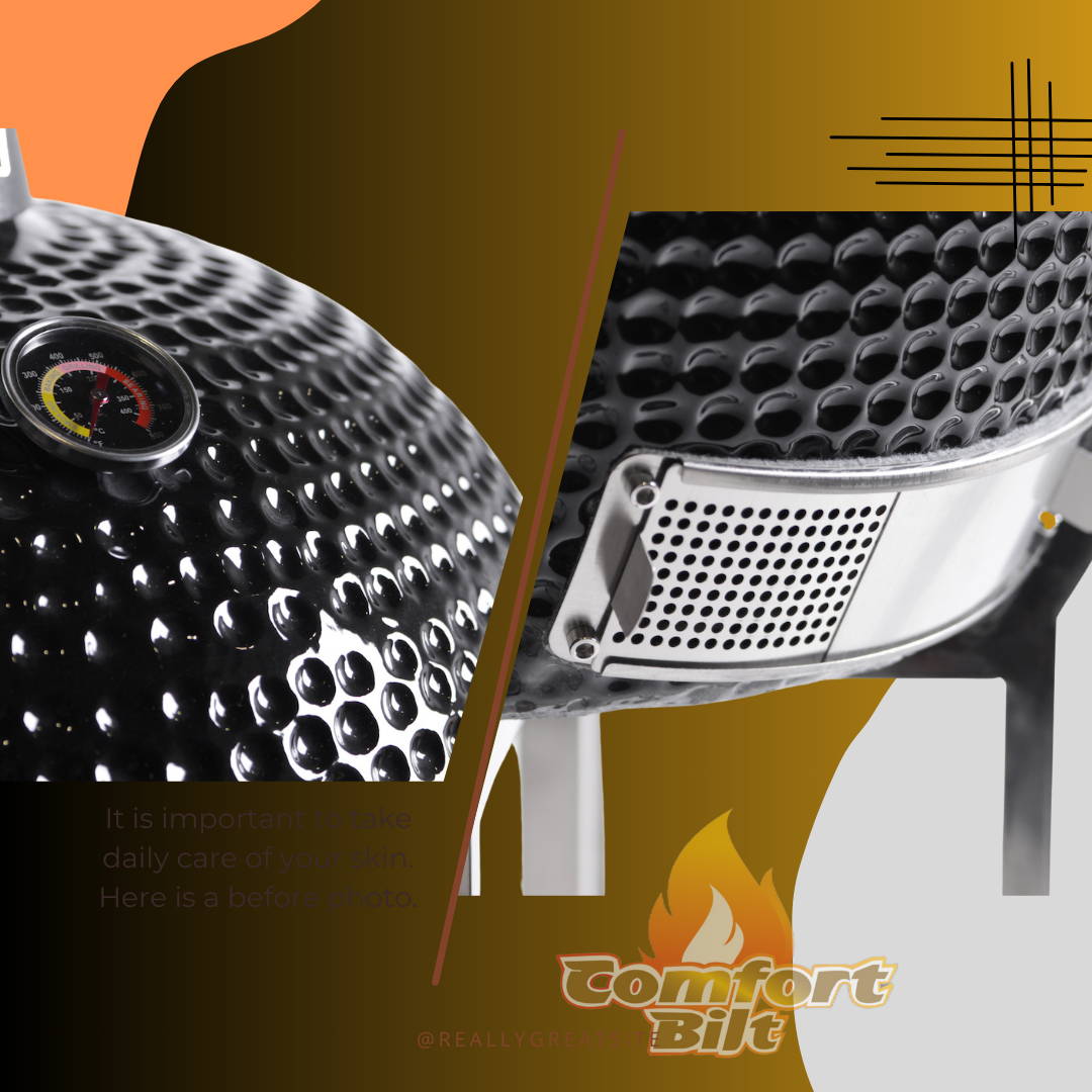 Kamado Grill Vent and Thermometer