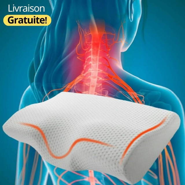 Oreiller Orthopédique, oreiller arthrose cervicale, Oreiller Ergonomique