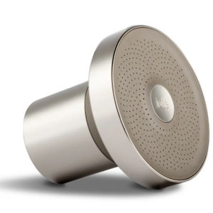 The Filtered showerhead Brushed Steel