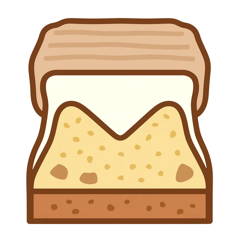 低糖質なモンブランチーズケーキ