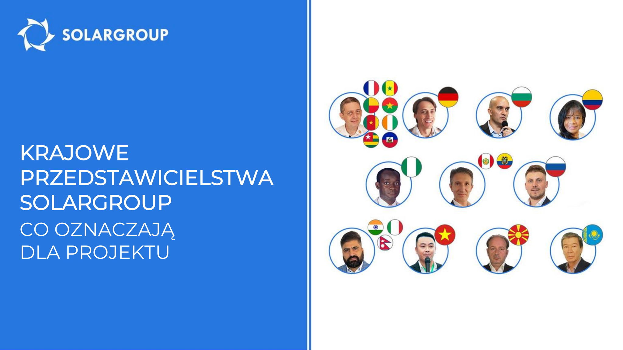 Przedstawicielstwa krajowe SOLARGROUP: co oznaczają dla projektu