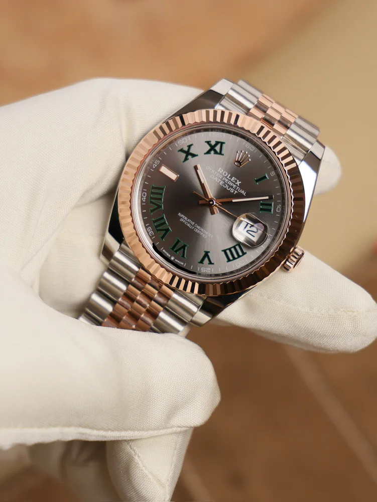 Wimbledon Dial Jubilee Bracelet Box and Papers 2024, image 1