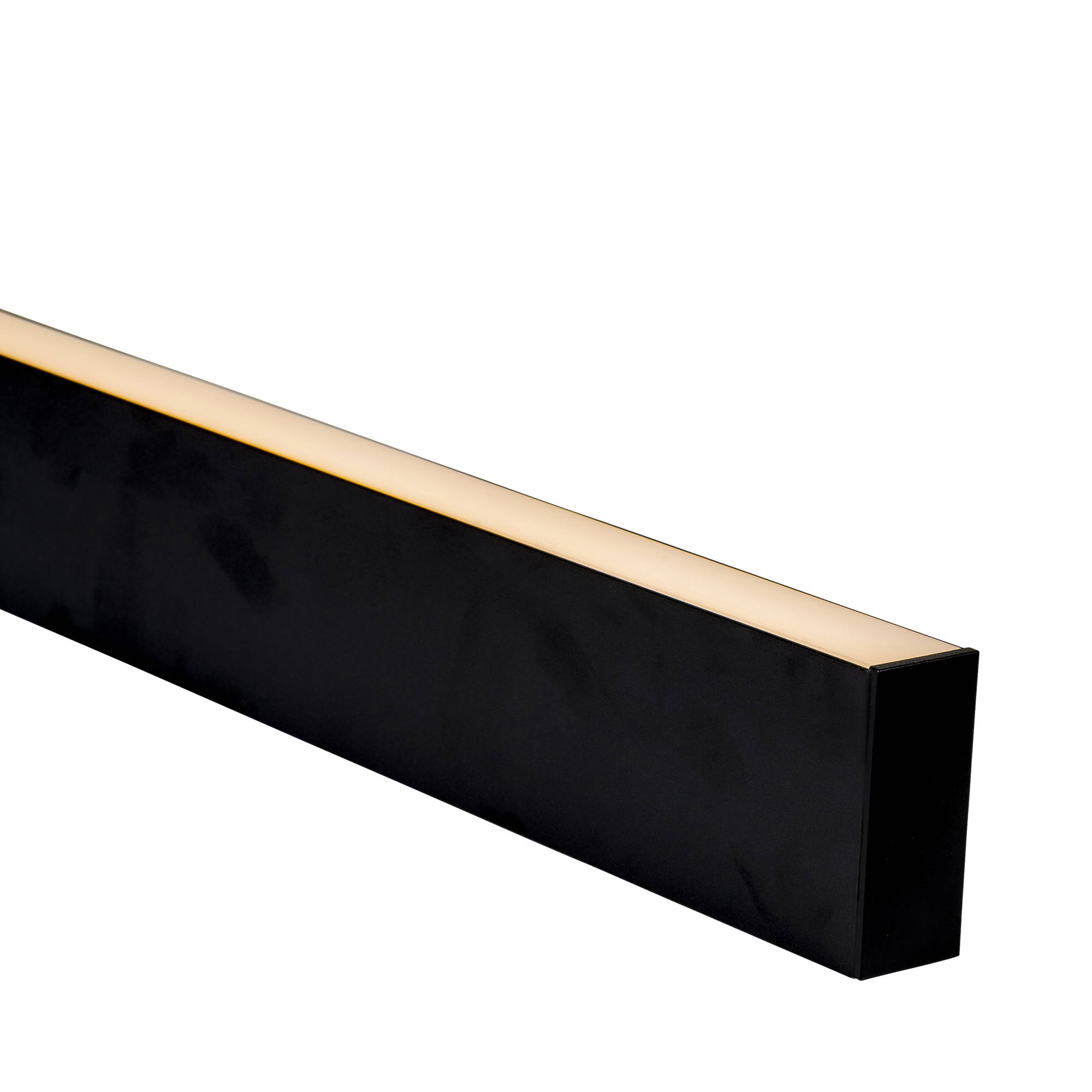 HV9693-3890-BLK - Black Deep Square Aluminium Profile