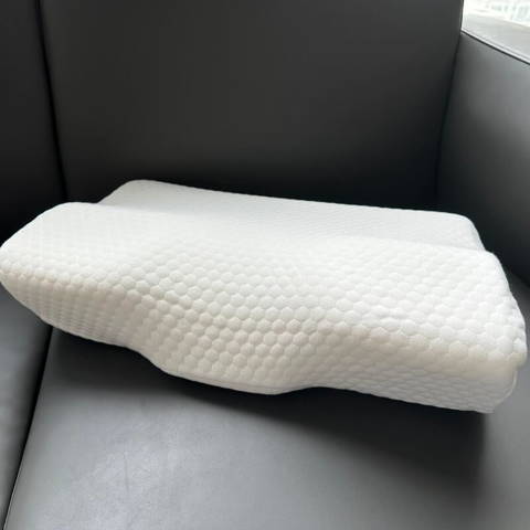 Oreiller Ergonomique Cervical Mémoire De Forme - 63x42.5 Cm - 2 Hauteurs (13.8/9 Cm) - Pour Dormeurs Dos, Côté, Ventre