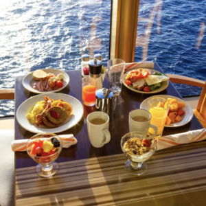 Chef's Table Dinner on Ship