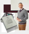 Hand crafted cricket sweater