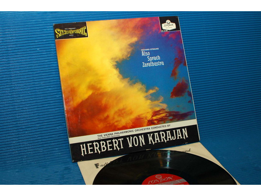 STRAUSS/Von Karajan - - "Also Sprach Zarathustra" - London 'BB' 1959 early pressing