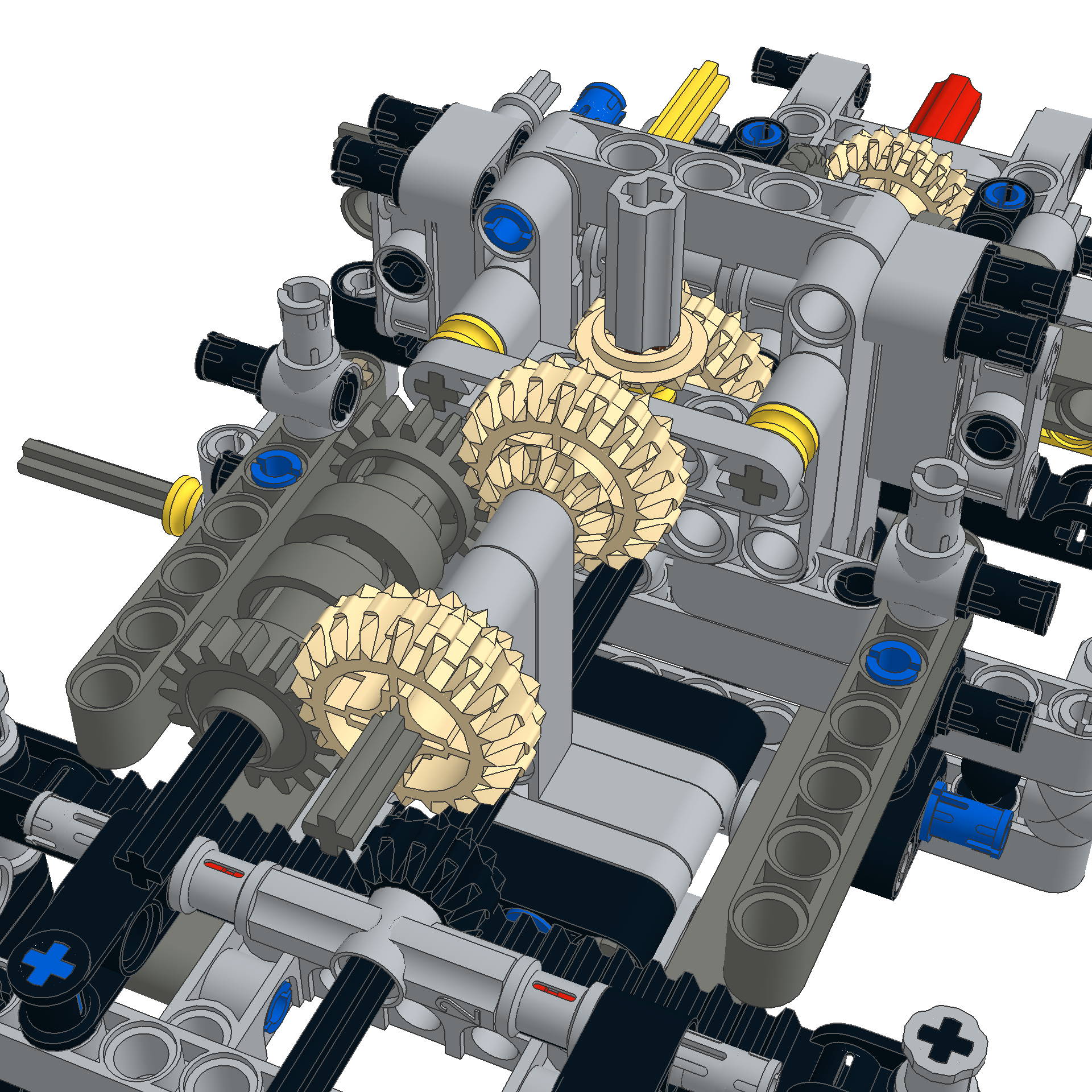 lego 42009 gearbox