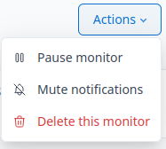 Unpause the monitor