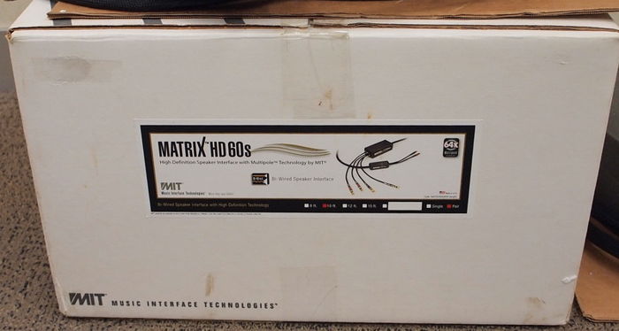 MIT Matrix HD 60 bi-wire speaker cable 10ft
