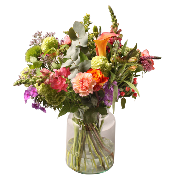 Ecological bouquet with vase | Interflora Belgium