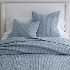 Honeycomb Quilt Color: Chambray Blue King Size