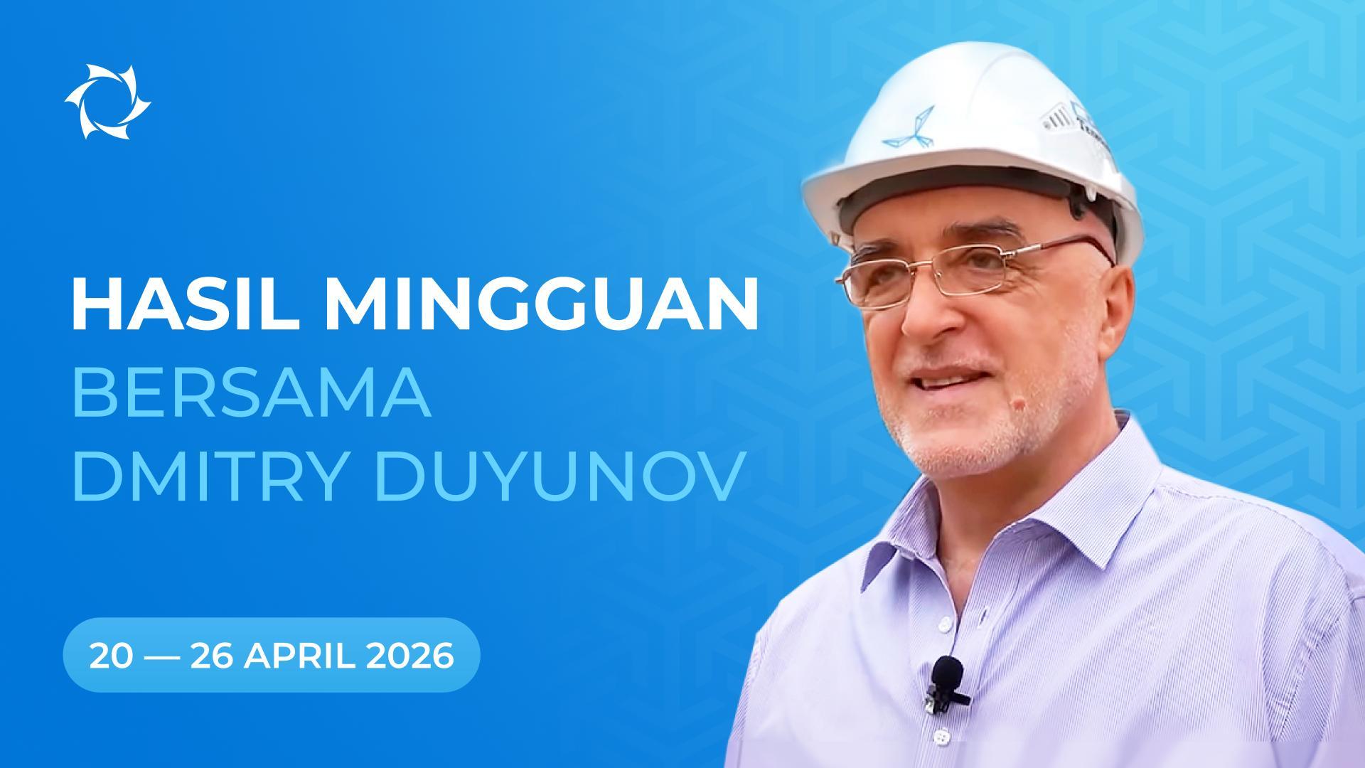 Ikhtisar mingguan di proyek Motor Duyunov