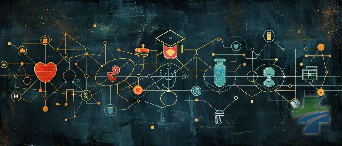 Intricate web illustrating the complex factors causing nursing shortages