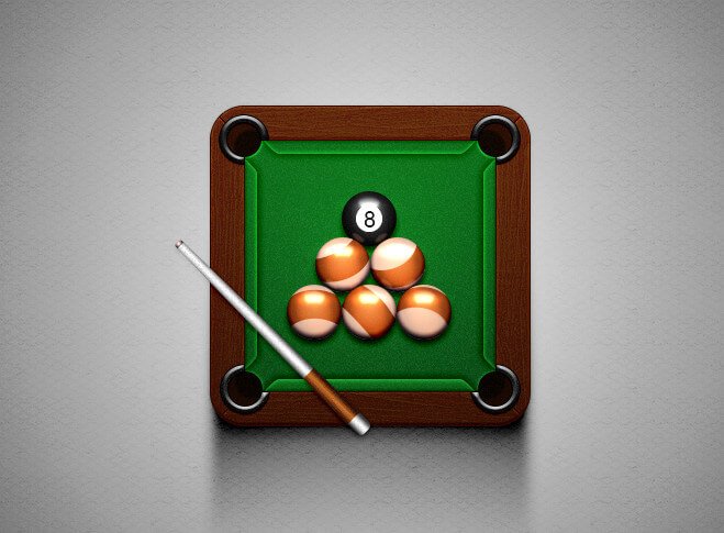 Бильярдные шары - фото архив для редактирования в Фотошоп