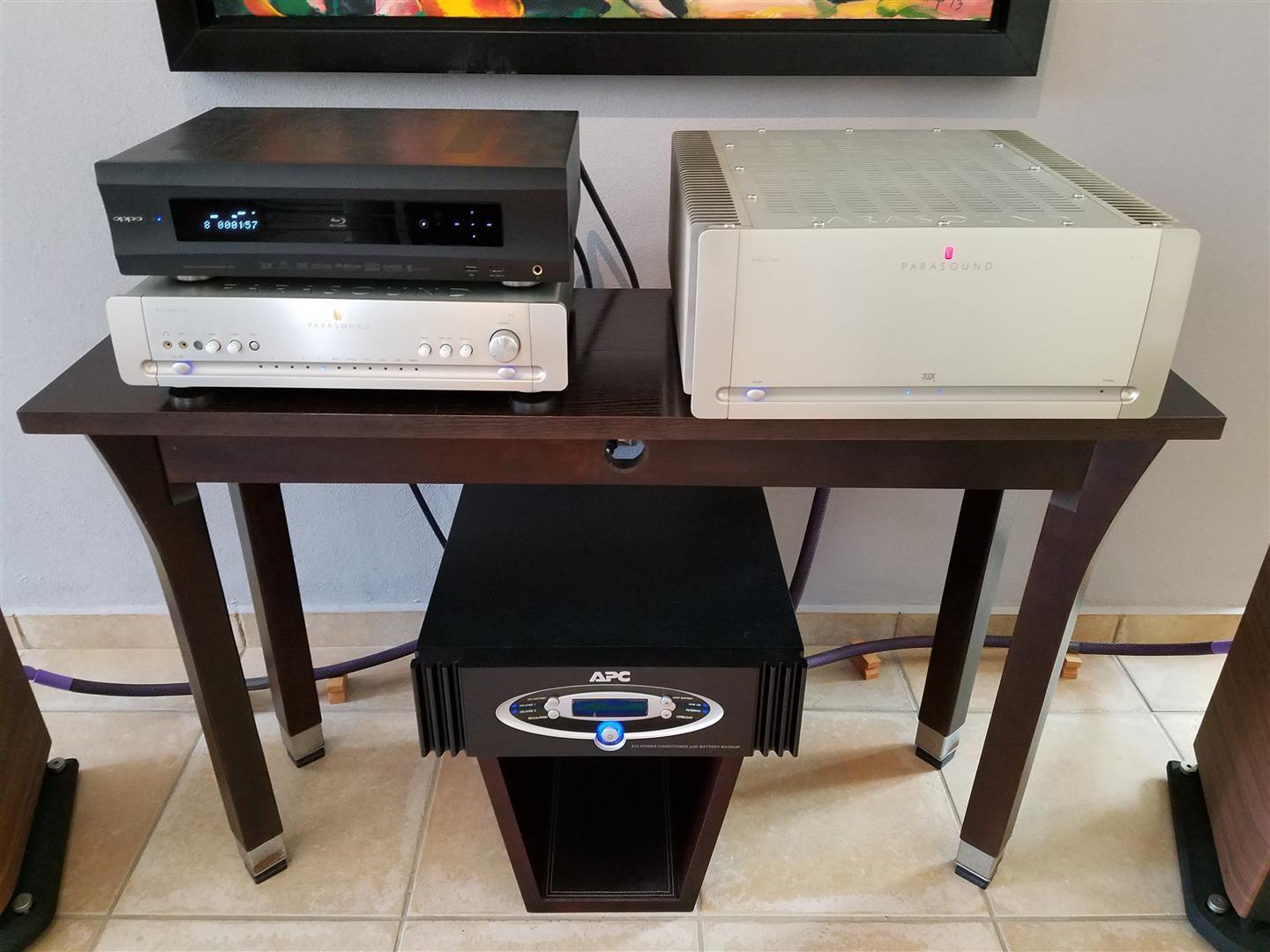 Upgrade #2 - Added Parasound P5 Halo Preamplifier