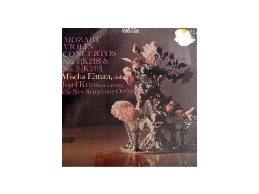 ★Sealed★ Everest / - MISCHA ELMAN-KRIPS, Mozart Violin Concertos No.4 & 5!